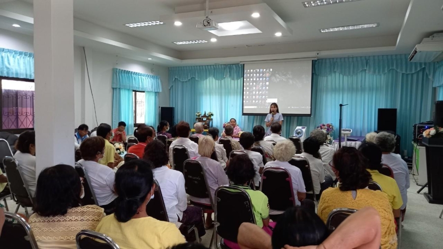 กิจกรรมอบรมให้ความรู้เเก่ประชาชนในการส่งเสริมสุขภาพเเละป้องกันโรค ประจำปีงบประมาณ พ.ศ. 2566